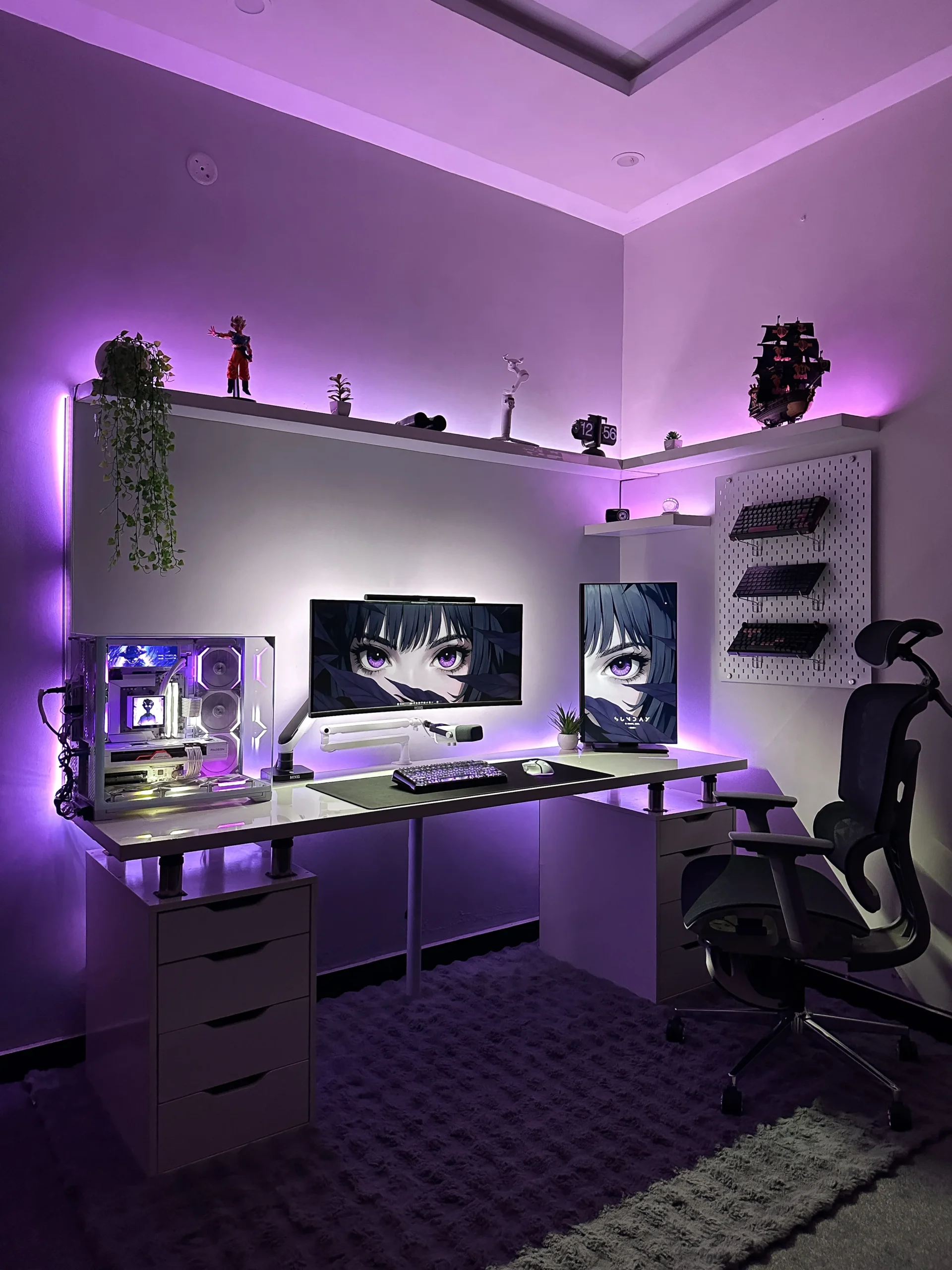 Shamsrig Desk | Minimalist IKEA Inspired Table with Risers | IK002 - Image 9